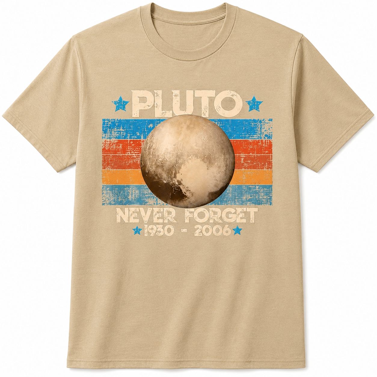 Retro Astronomy Space T-Shirt Vintage Solar System Graphic Tee Men's S-5XL