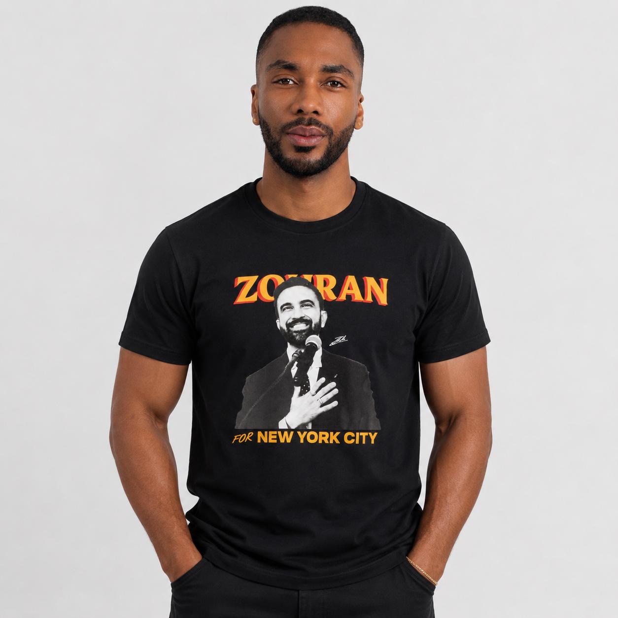 Zohran Mamdani NYC Political T-Shirt, 100% Cotton Graphic Tee