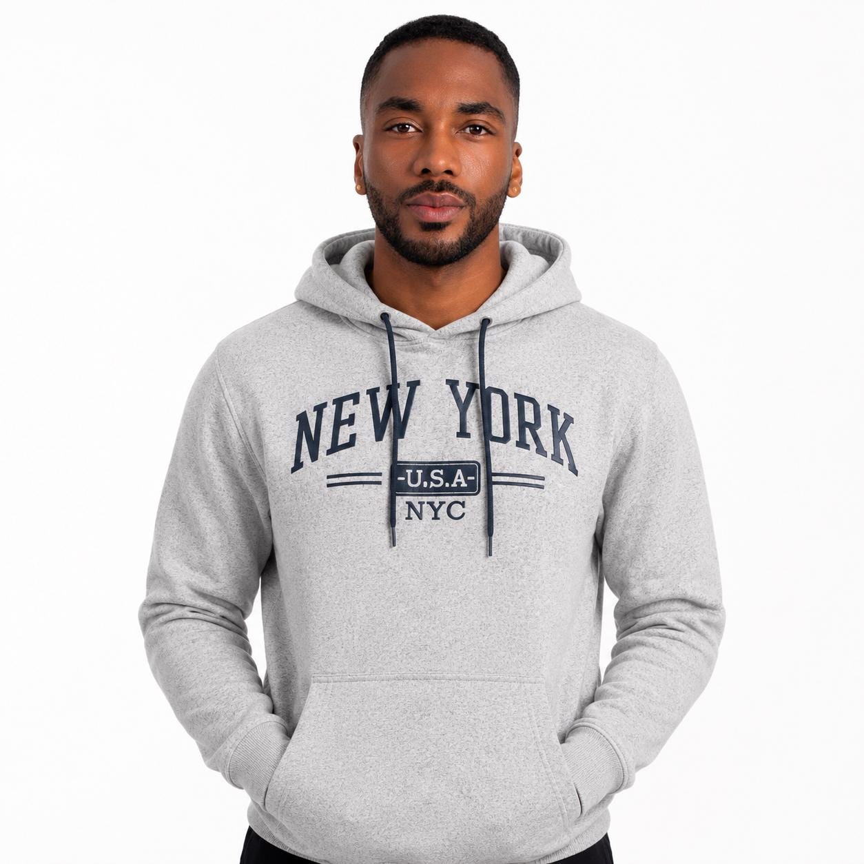 New York City Pullover Hoodie, Unisex Streetwear Sweatshirt, USA MARS FASHION
