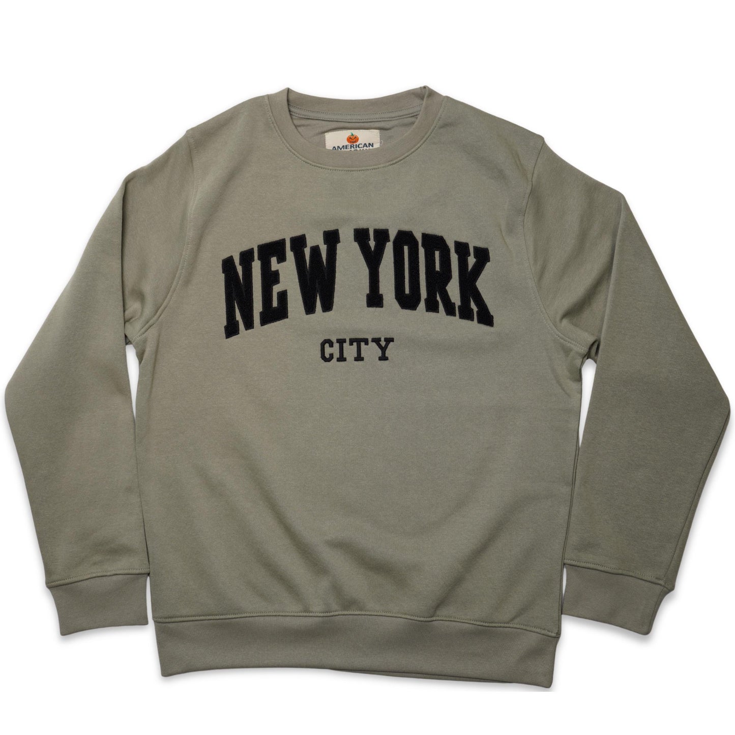 New York City Chenille Varsity Sweatshirt, Unisex College Style Pullover