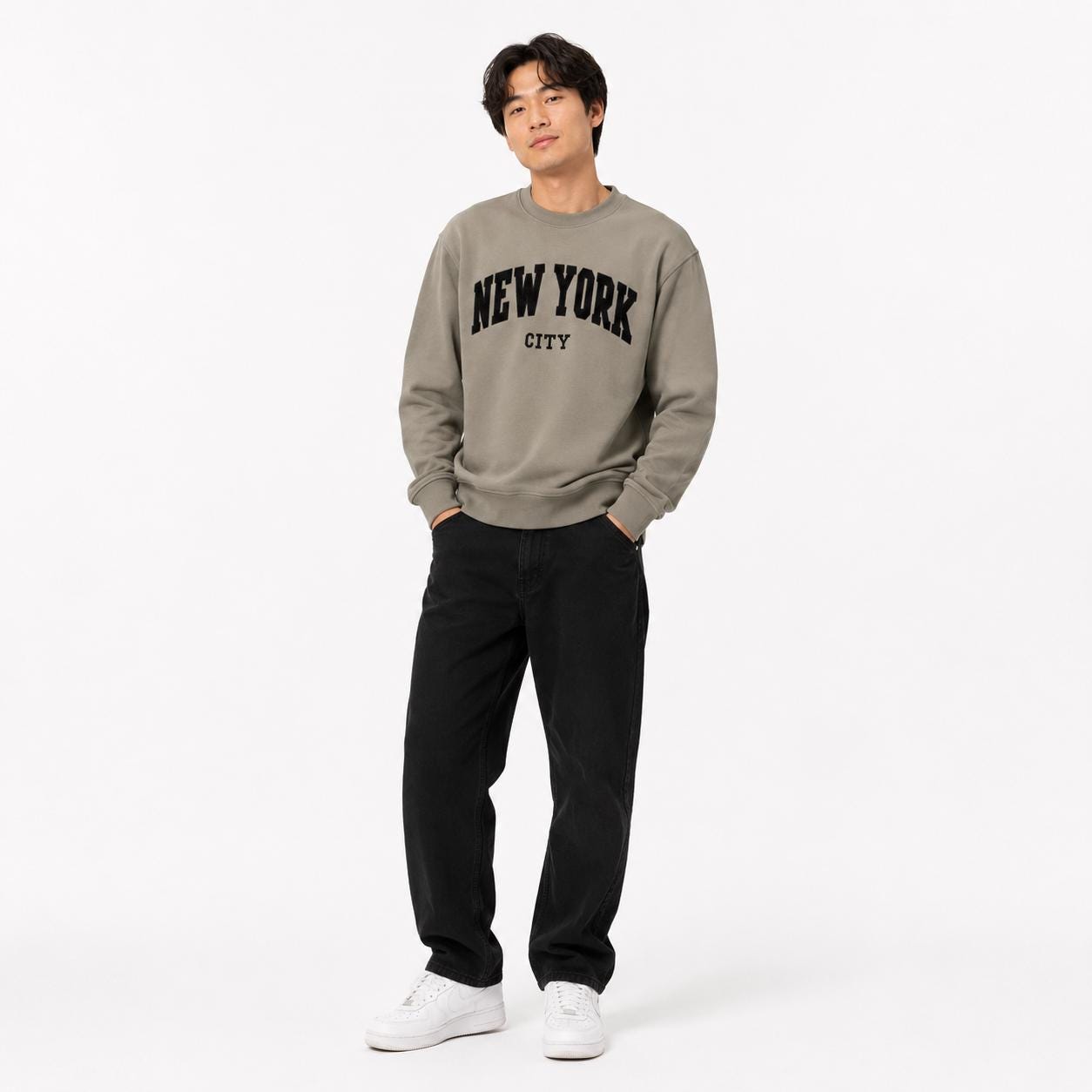 New York City Chenille Varsity Sweatshirt, Unisex College Style Pullover