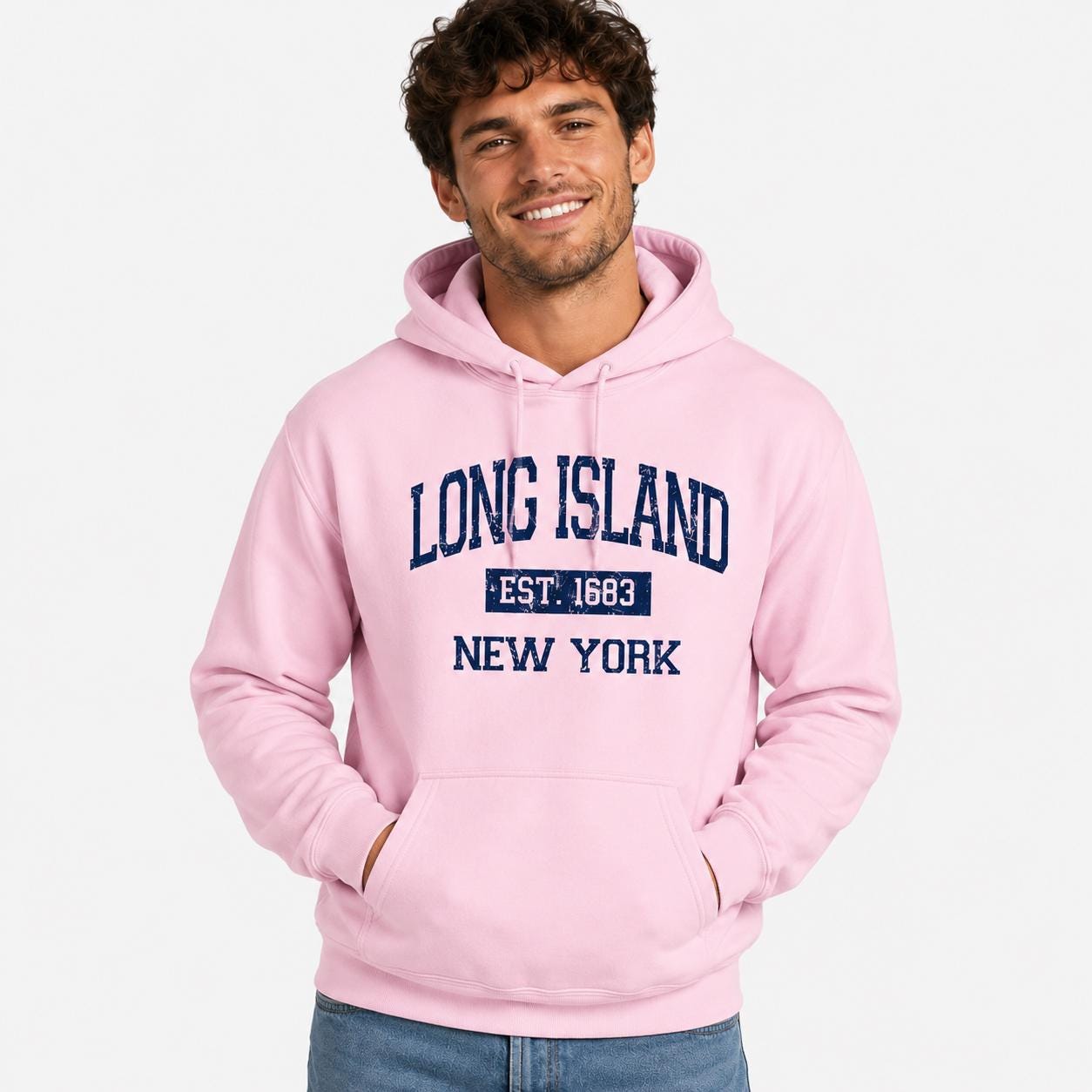 Long Island Est. 1683 Vintage Collegiate T-Shirt, Sweatshirt, Hoodie
