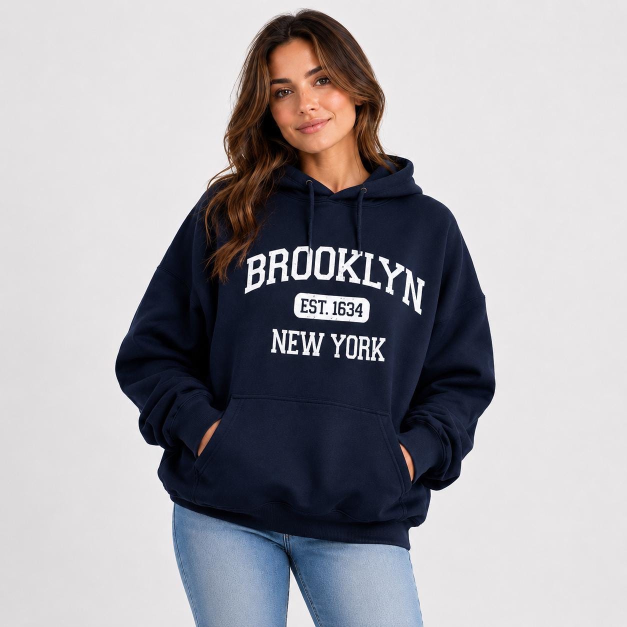 Brooklyn Est. 1634 Vintage Collegiate T-Shirt, Sweatshirt, Hoodie