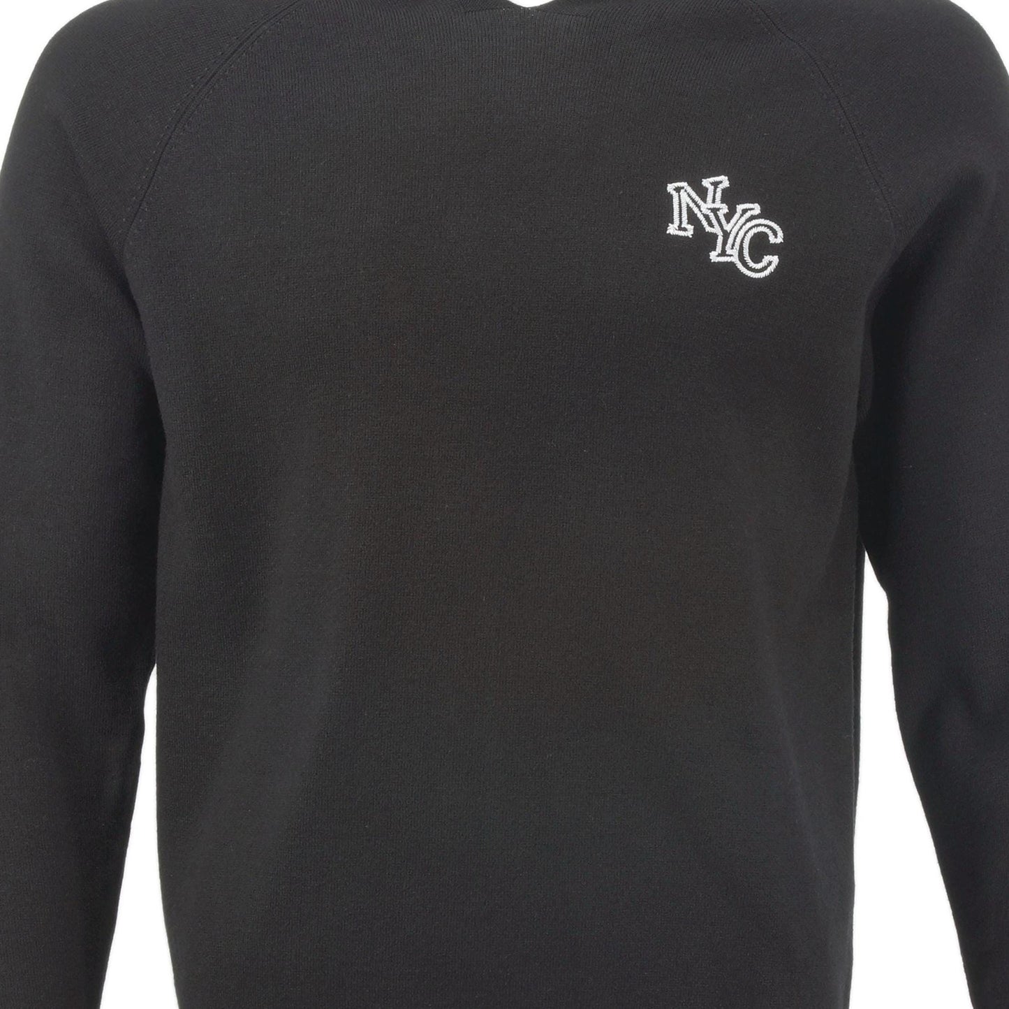 New York NYC V-Neck Hoodie, Unisex Pullover Hooded Sweatshirt, Small Logo Streetwear Gift