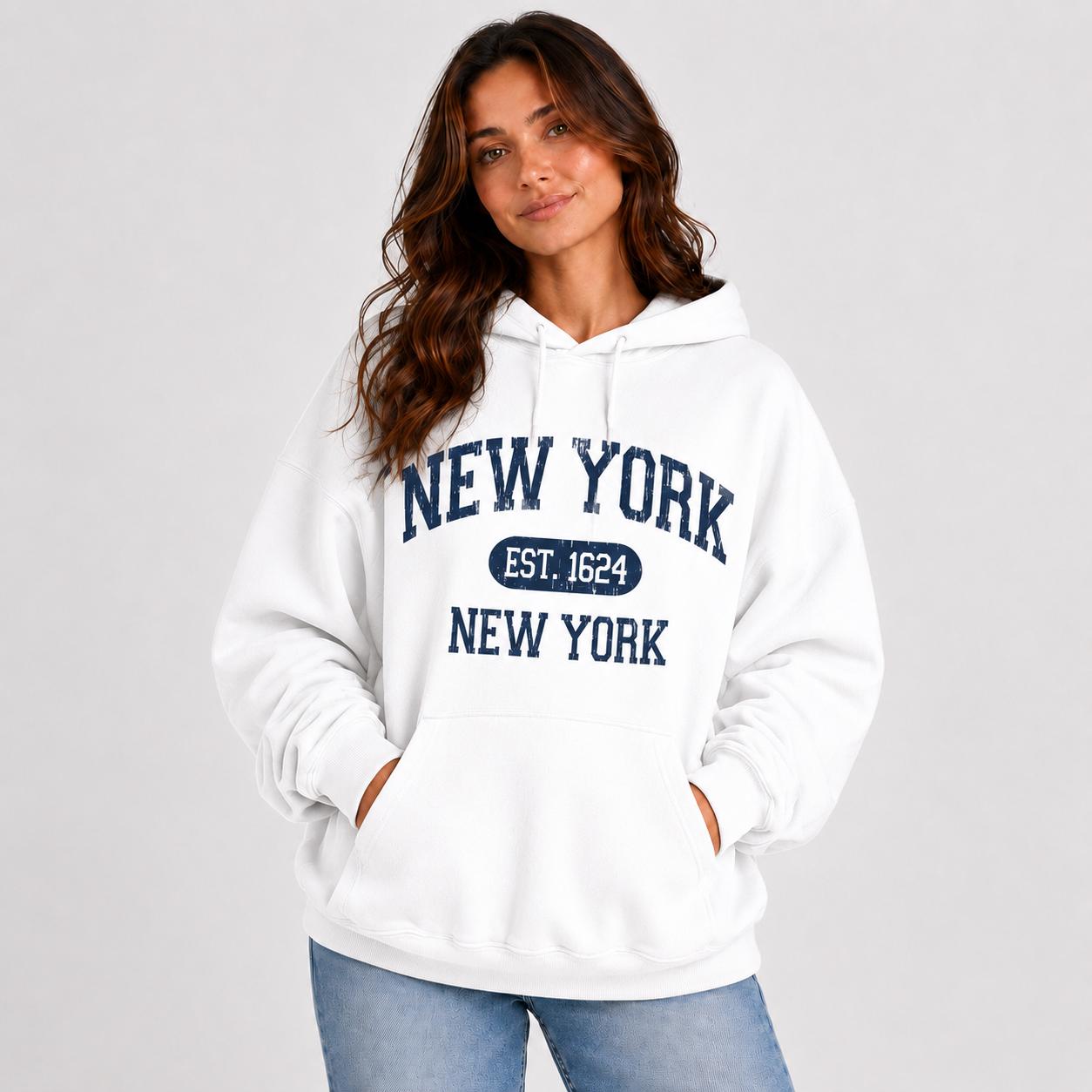 Men's New York Est. 1624 Graphic T-Shirt | Vintage Collegiate NYC Apparel