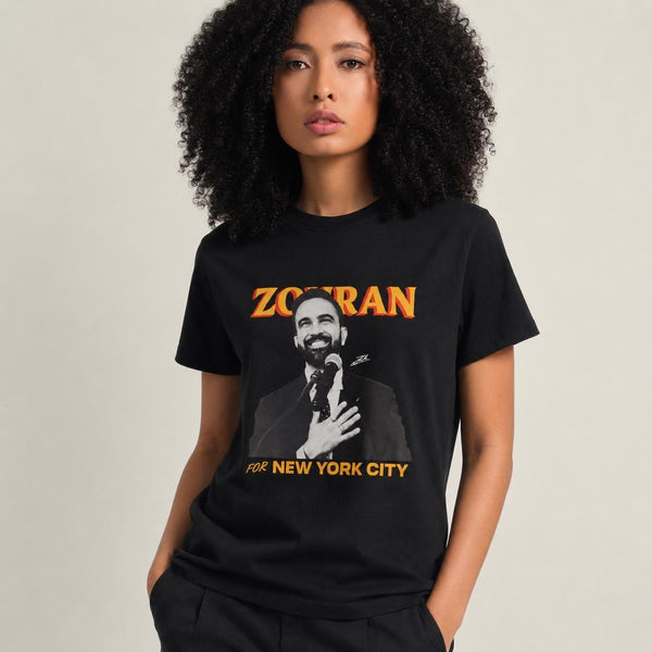 Zohran Mamdani NYC Political T-Shirt, 100% Cotton Graphic Tee