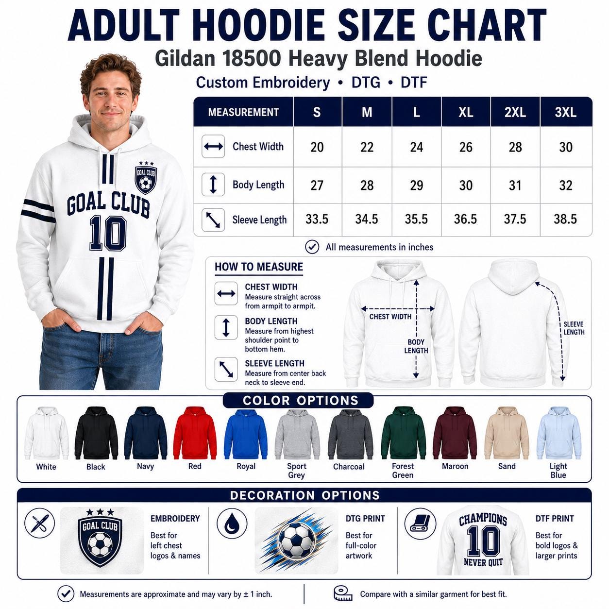 Custom Soccer Jersey Style Hoodie, Personalized Name Number Fan Tee