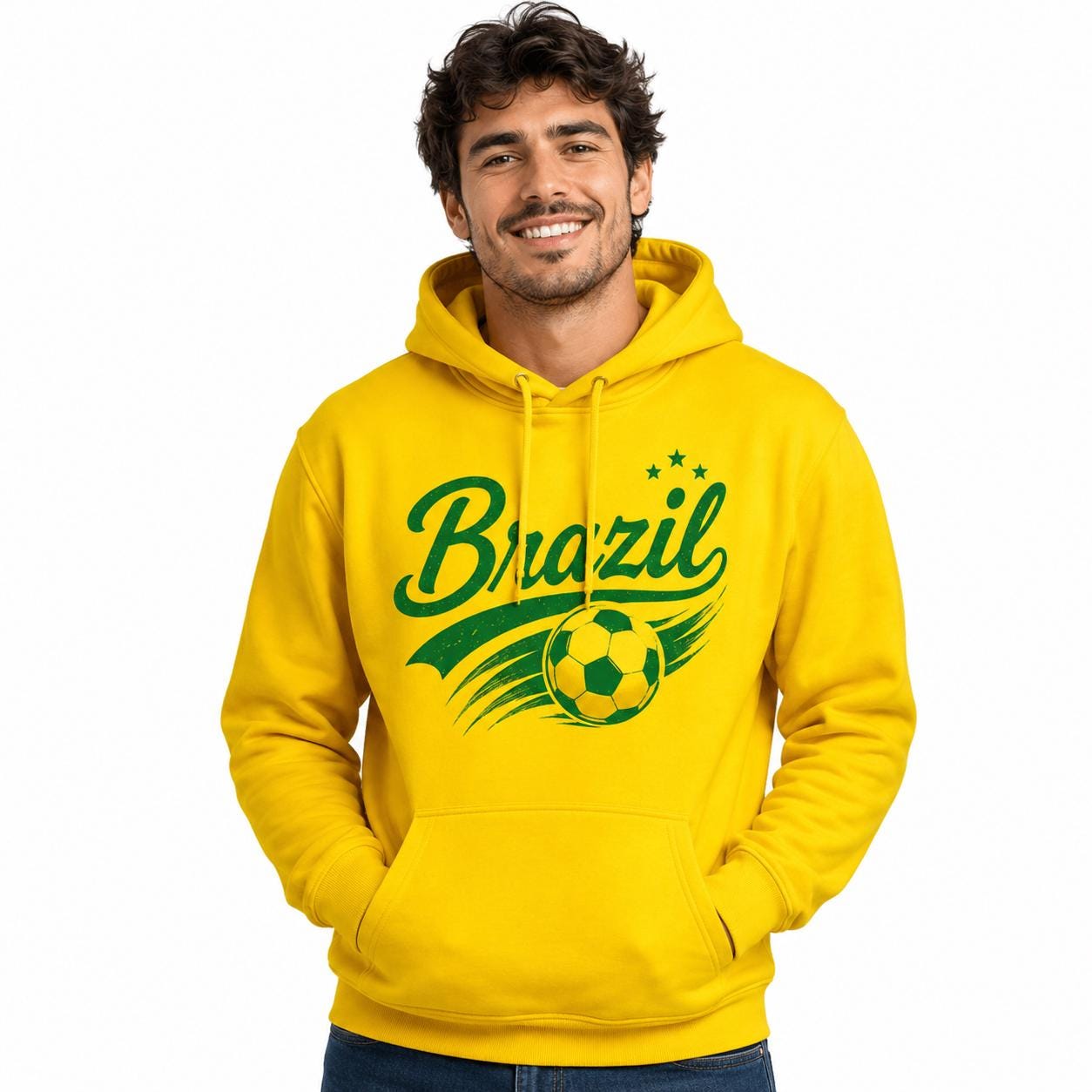 Custom Soccer Jersey Style Hoodie, Personalized Name Number Fan Tee