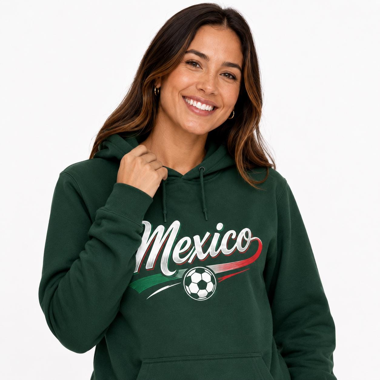 Custom Soccer Jersey Style Hoodie, Personalized Name Number Fan Tee
