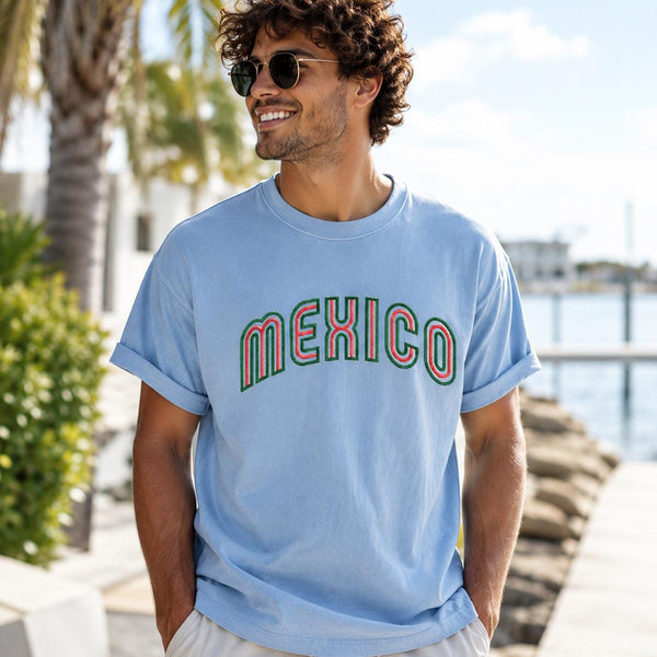 Mexico Soccer Shirt, Vintage Mexican Pride Game Day Tee, Comfort Colors Unisex T-Shirt