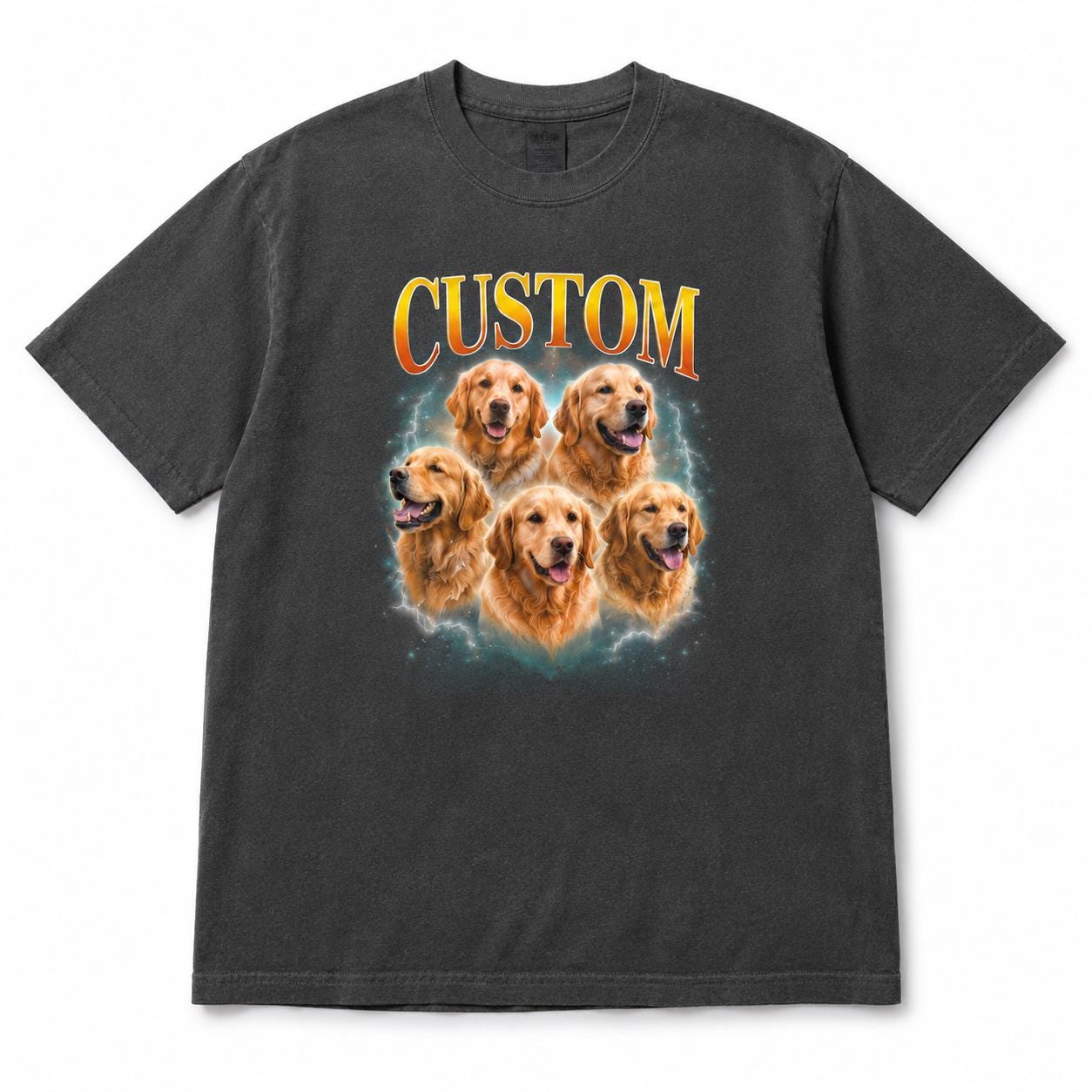 Custom Comfort Colors 1717 T-Shirt, Your Logo Text Photo Design Tee