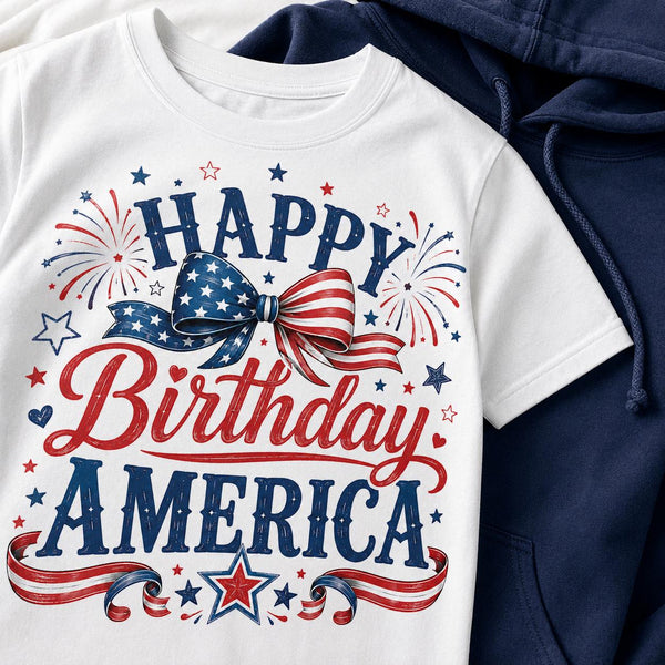 Happy Birthday America Patriotic USA Shirt, Comfort Colors Tee