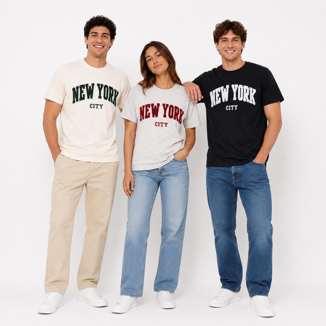 Men’s New York T-Shirt | Vintage Brooklyn Graphic t-shirt for Men and Women aplique