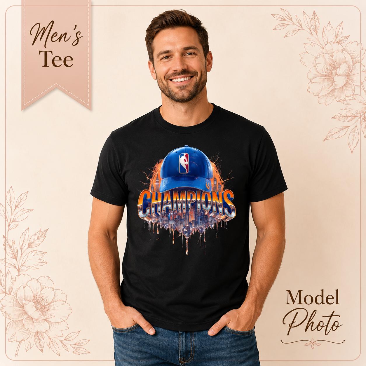 New York Knicks Basketball Champions Tee, NBA Fan Apparel, Unisex Adult Shirt