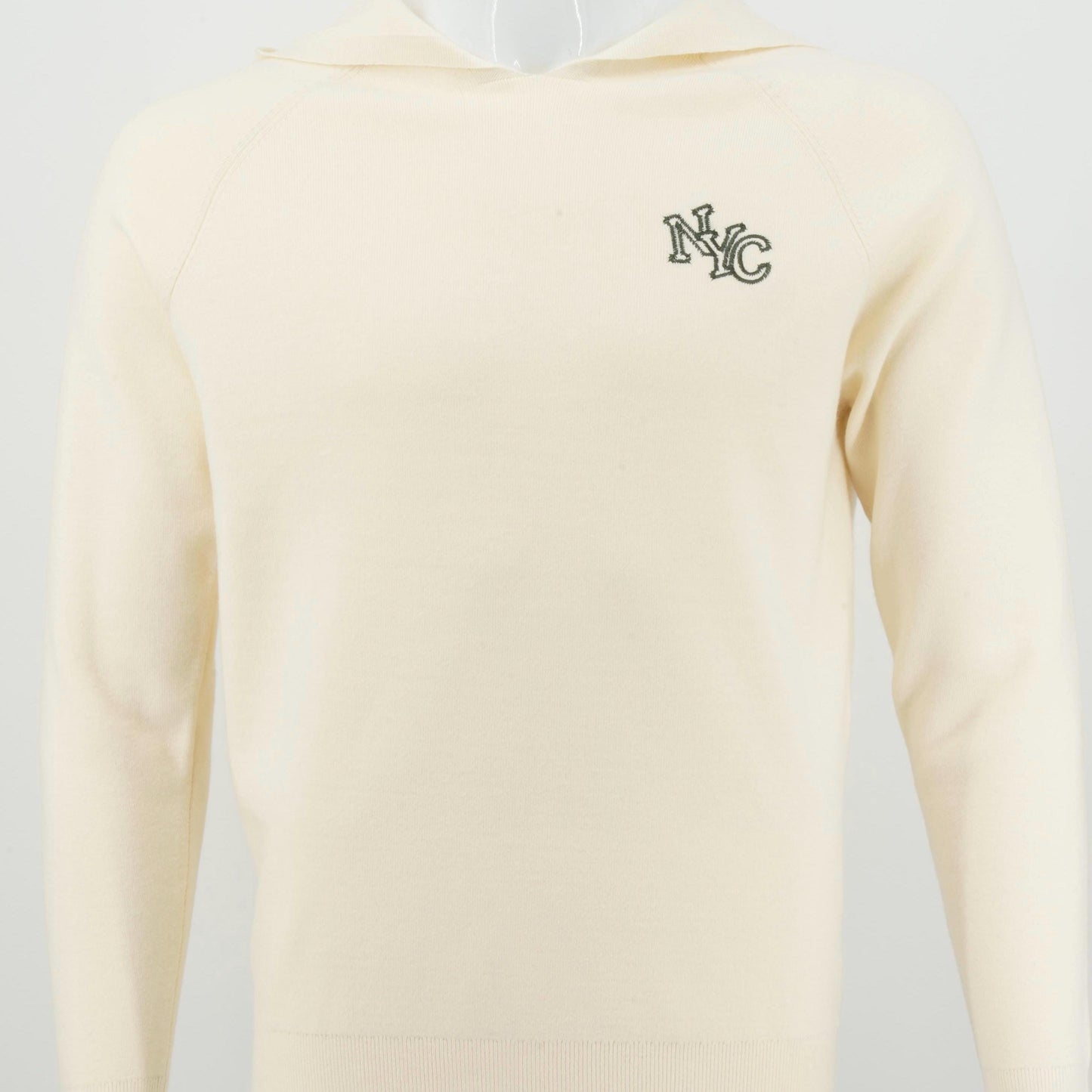 New York NYC V-Neck Hoodie, Unisex Pullover Hooded Sweatshirt, Small Logo Streetwear Gift