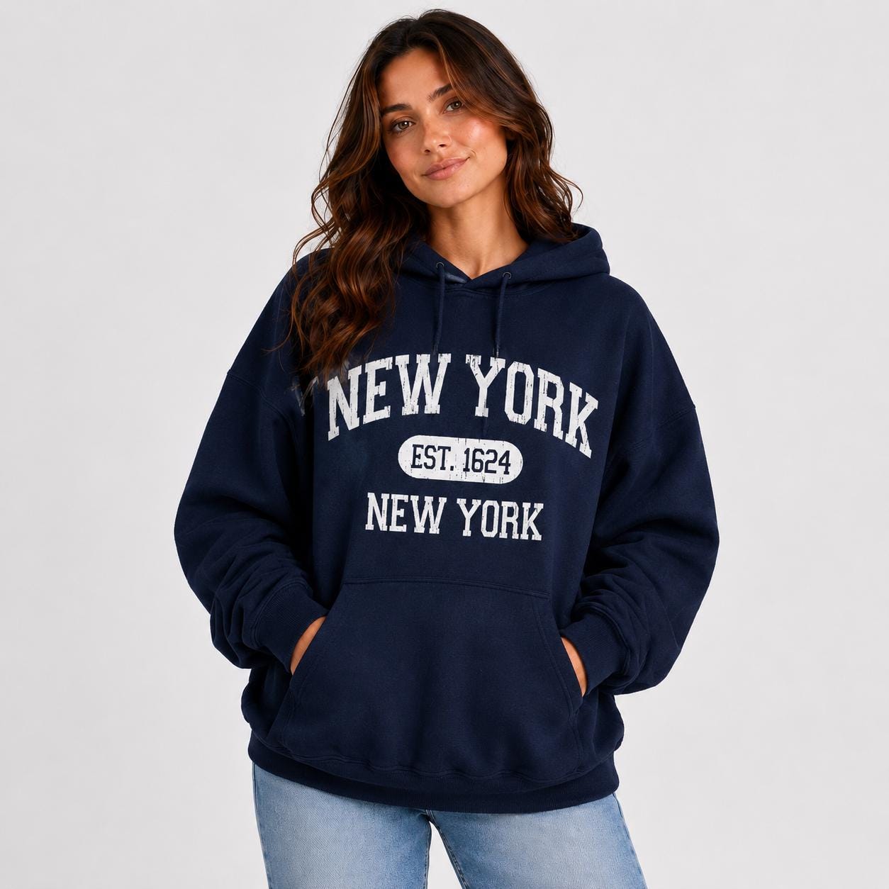 Men's New York Est. 1624 Graphic T-Shirt | Vintage Collegiate NYC Apparel