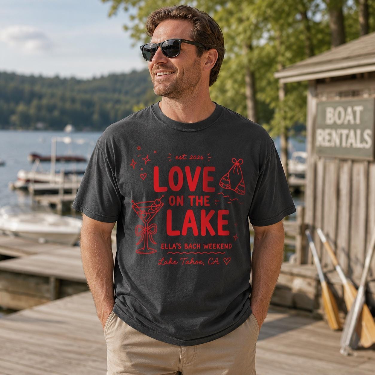 Love on the Lake T-Shirt, Sweatshirt, Hoodie