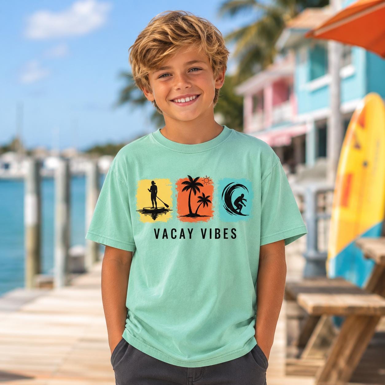 Vacation Vibes Summer T-Shirt, Sweatshirt, Hoodie