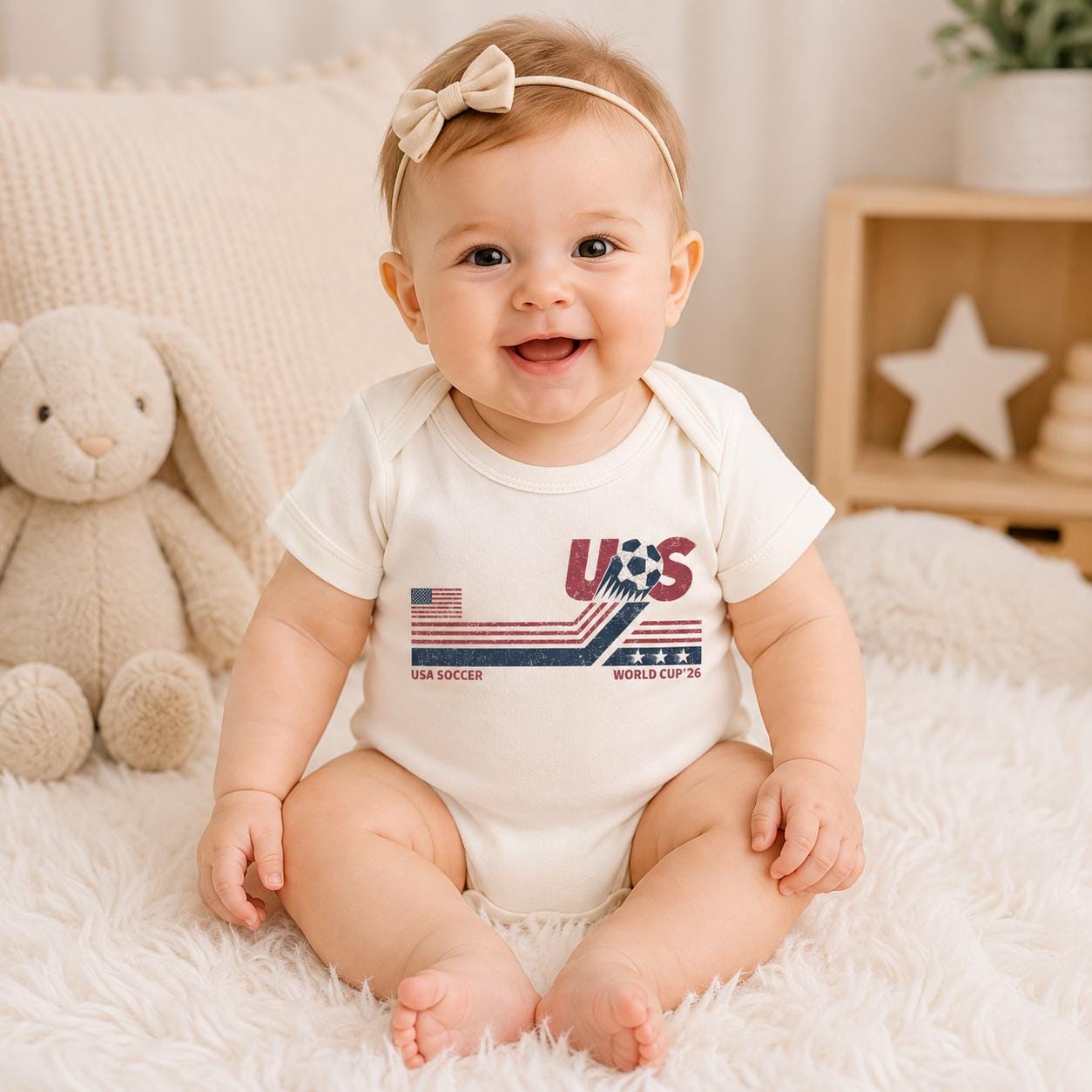 USA Soccer World Cup '26 Shirt, Vintage Patriotic Game Day Tee