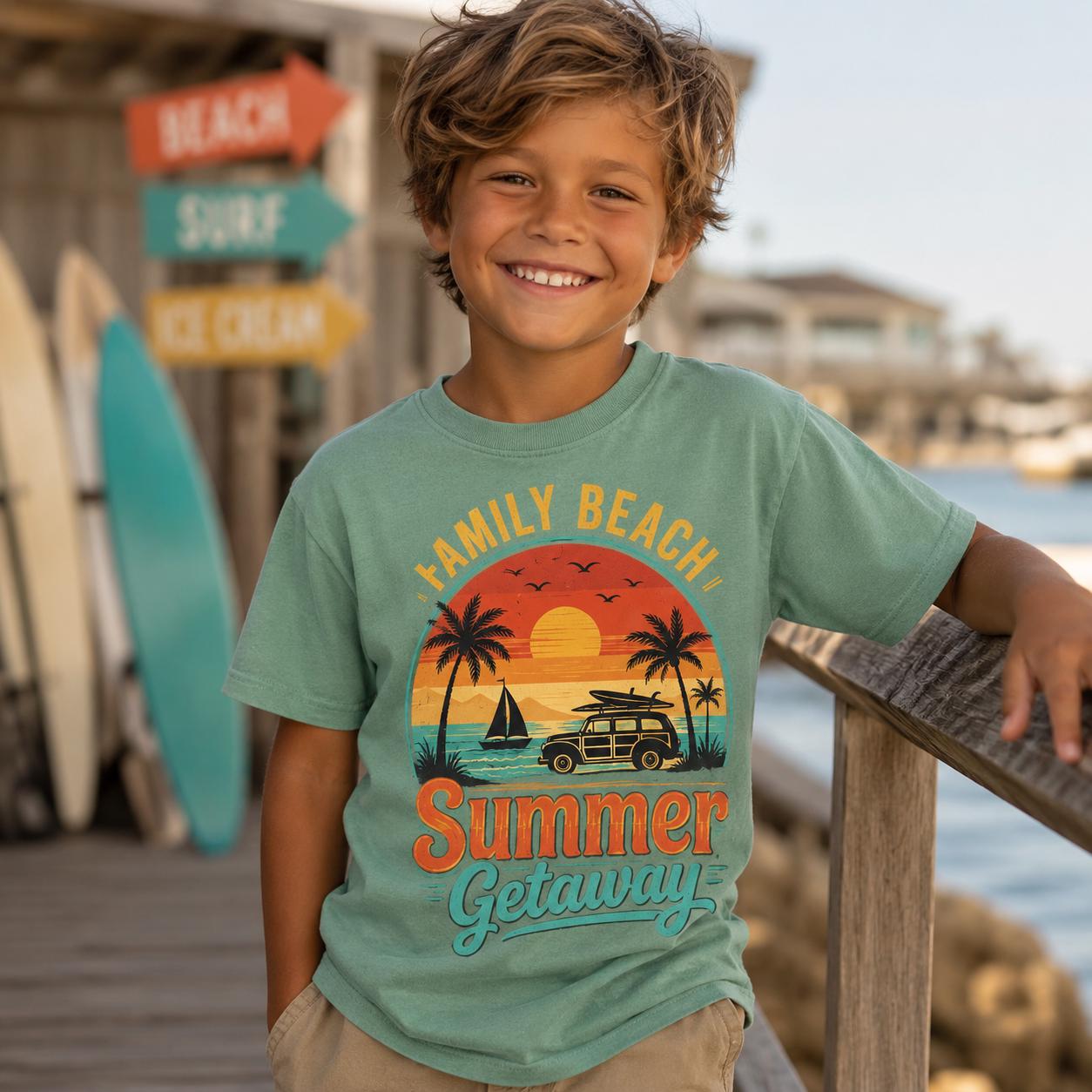 Family Beach Summer Vacation Unisex T-Shirt, Sweatshirt, Hoodie