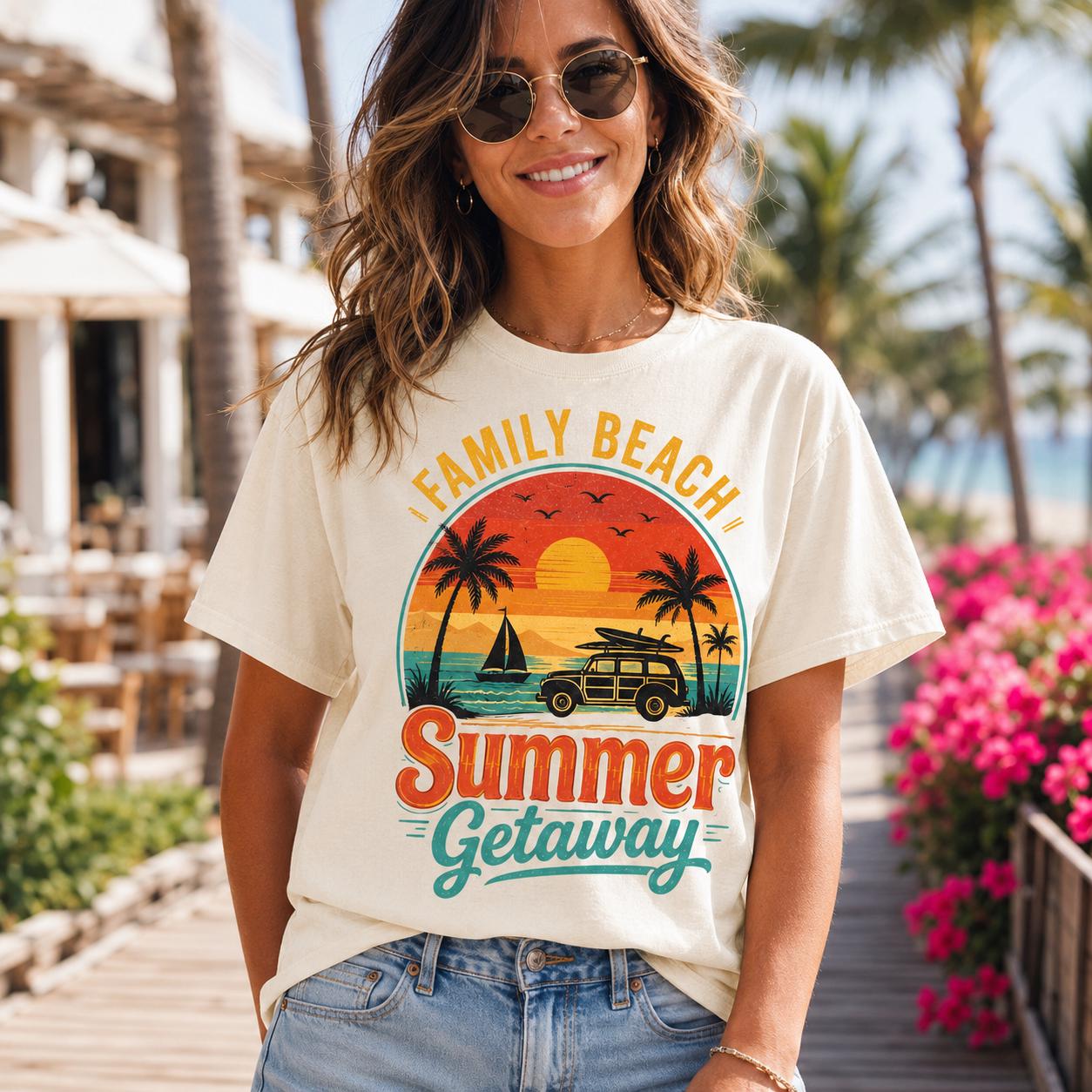 Family Beach Summer Vacation Unisex T-Shirt, Sweatshirt, Hoodie