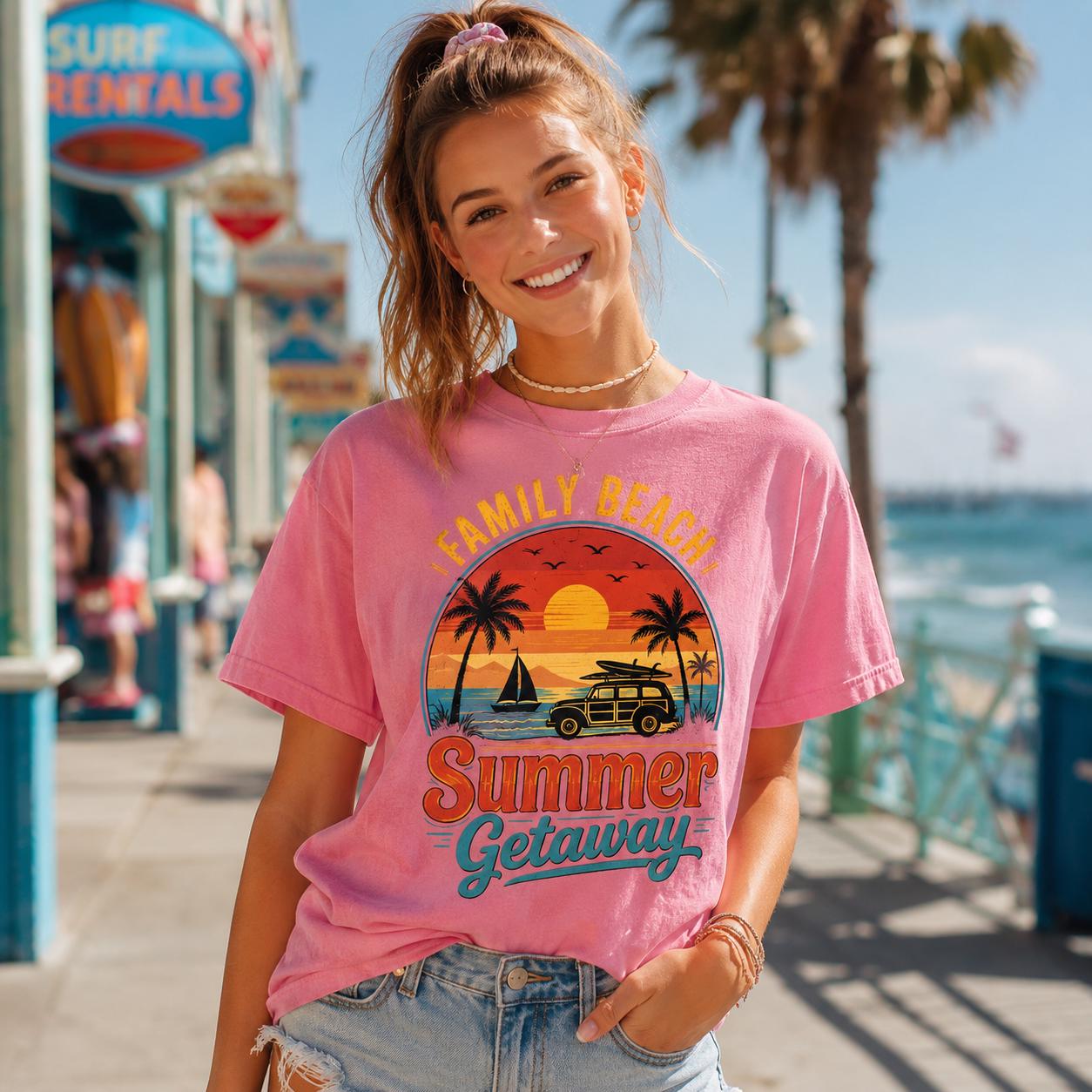 Family Beach Summer Vacation Unisex T-Shirt, Sweatshirt, Hoodie