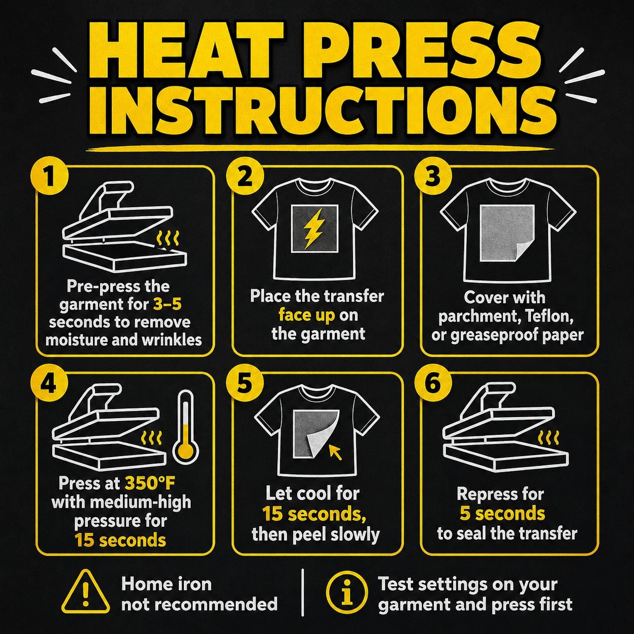 Custom Full Color DTF Heat Transfers, Ready to Apply Prints