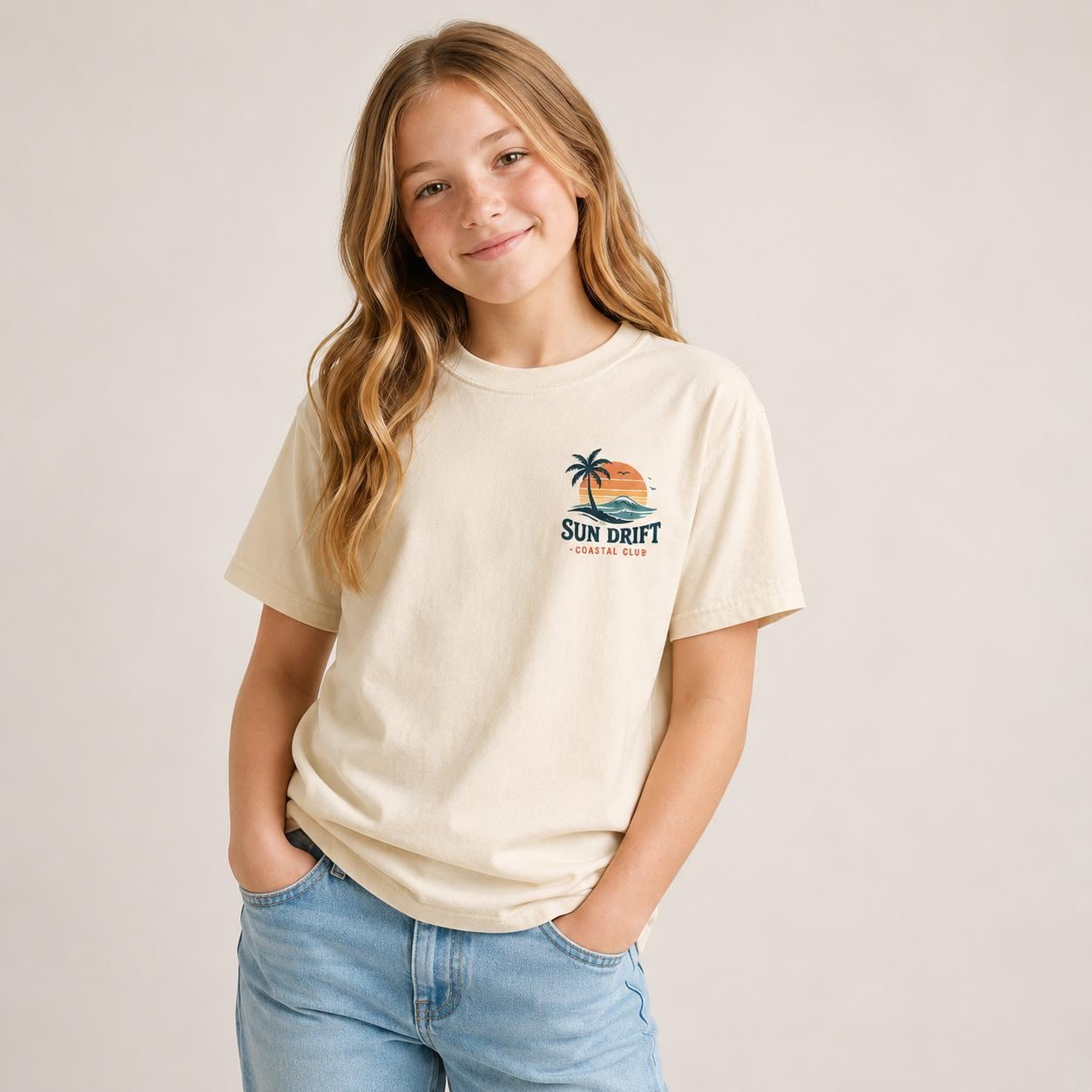Sun Drift Shirt, Summer Beach T-Shirt, Comfort Colors Coastal Graphic Tee, Sweatshirt, Hoodie