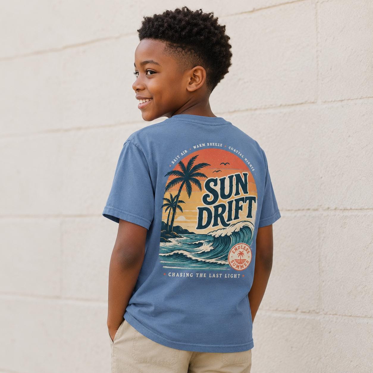 Sun Drift Shirt, Summer Beach T-Shirt, Comfort Colors Coastal Graphic Tee, Sweatshirt, Hoodie