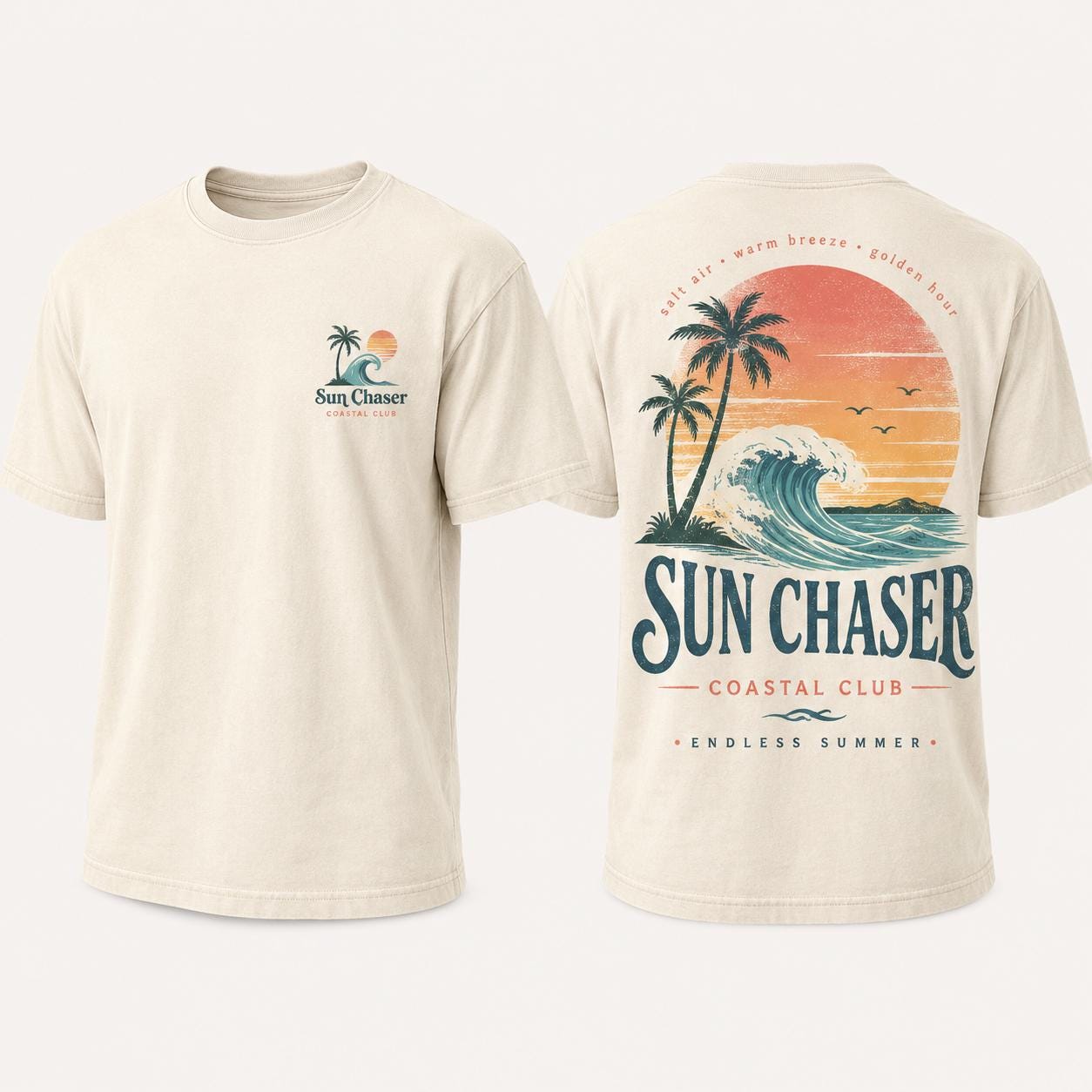 Sun Chaser Shirt, Comfort Colors Summer Beach T-Shirt, Sweatshirt, Hoodie