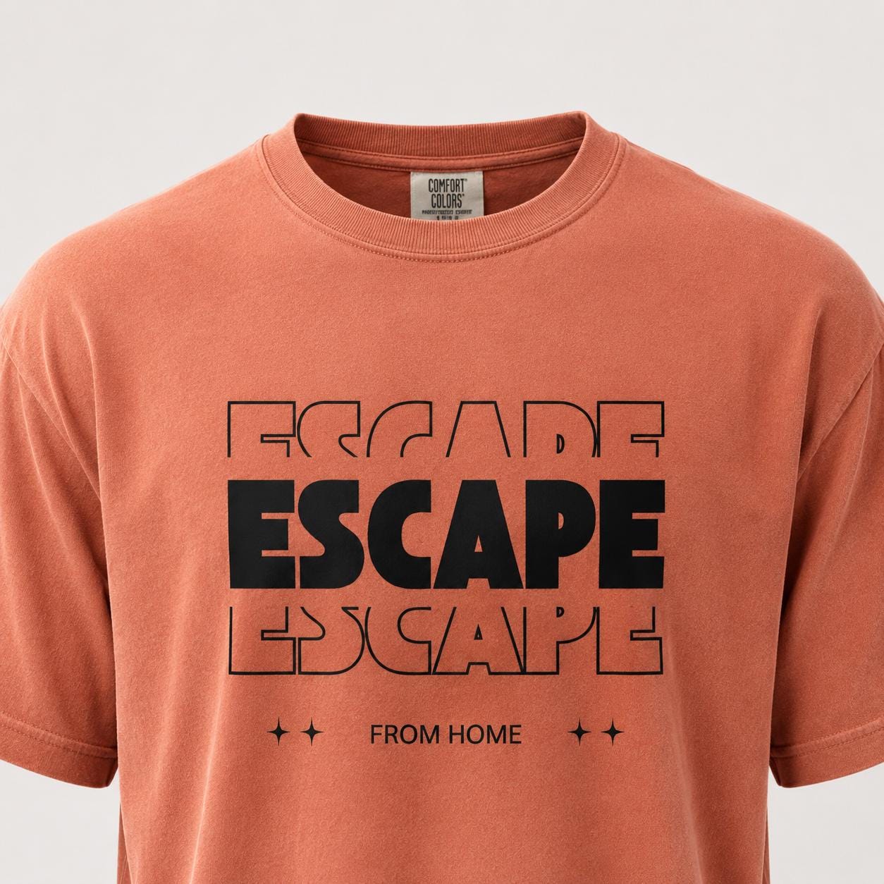 Escape From Home Shirt, Comfort Colors Beach Graphic T-Shirt, Live Life On Beach Tee, Coastal Vacation Summer Tee, Sweatshirt, Hoodie